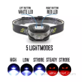 Super Bright USB Rechargeable Head Torch Waterproof